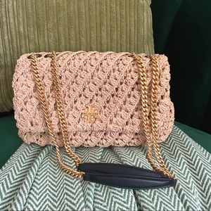 Tory Burch Kira Crochet Convertible Bag Large